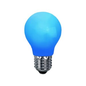 LED Leuchtmittel DEKOPARTY blau - A55 - E27 - 1W - 6lm - schlagfest...