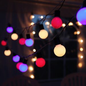 LED Party Lichterkette - 20 bunte LED - L: 5
