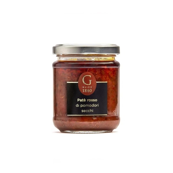 GUIDO1860 - Rote Paste aus Tomate und Oliven - in Premium Öl - 180g...