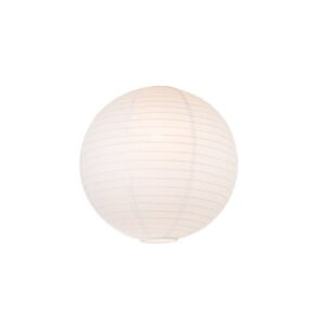 Lampion aus Papier - weiß - 40cm - für E27 Hängefassungen oder Lich...