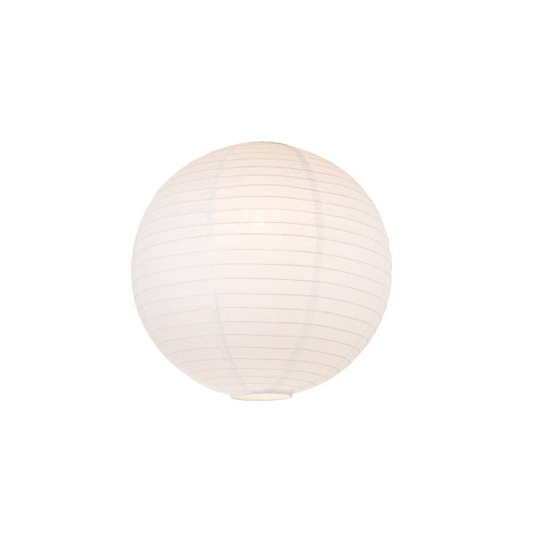 Lampion aus Papier - weiß - 40cm - für E27 Hängefassungen oder Lich...