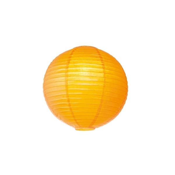 Lampion aus Papier - orangegelb - 40cm - für E27 Hängefassungen ode...