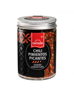 Chili Pimientos Picantes Gourmetgewürz im Glas