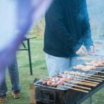 Grillplatz im Garten